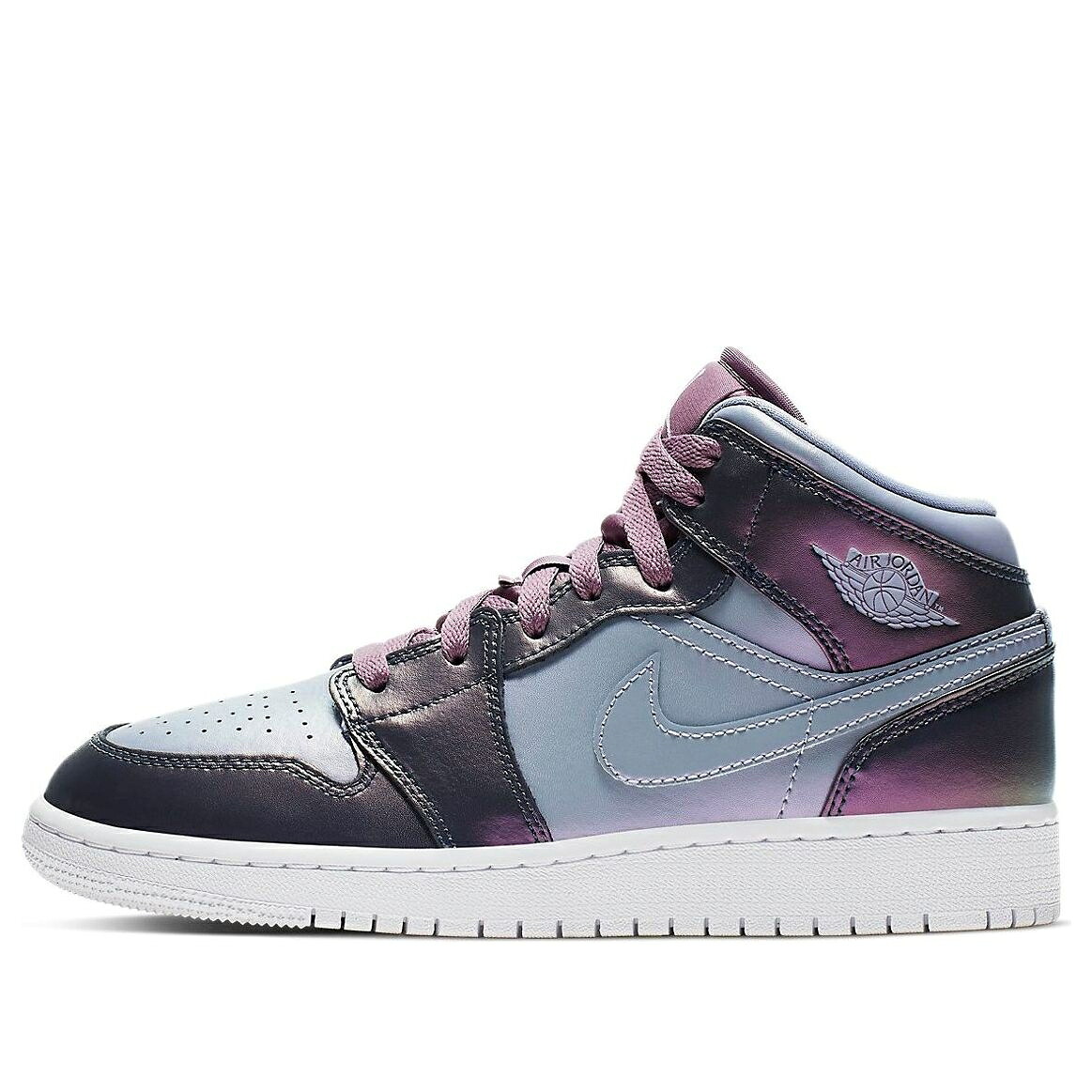 ナイキ ジョーダン ミッド 青碧 青碧 紫 パープル ライズ 相撲取り草 \u0027METALLIC PURPLE\u0027 お坊っちゃん キッズ JORDAN (GS) AIR 1 MID AV5174-400 / MONSOON BLUE PURPLE RISE VIOLET もの言う花 マタニティ スニーカ