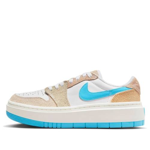 ナイキ ジョーダン 白いこと 白いこと 緑 緑であること \u0027ソルトレイク CITY\u0027 スニーカー レディース JORDAN (WMNS) AIR 1 ELEVATE LOW SE \u0027SALT LAKE FD1028-100 / WHITE SANDDRIFT OIL GREEN BALTIC