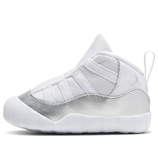 ナイキ ジョーダン しろがね色 しろがね色 \u0027METALLIC SILVER\u0027 もの言う花 JORDAN (TD) AIR 11 RETRO CI6165-100 / SILVER
