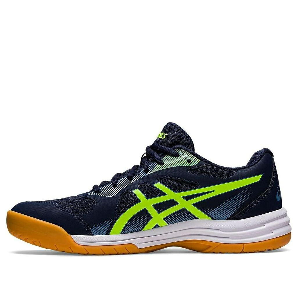 アシックス 緑 グリーン 'MIDNIGHT GREEN' スニーカー メンズ ASICS UPCOURT 5 HAZARD 1071A086-401 / MIDNIGHT HAZARD GREEN|スニケス