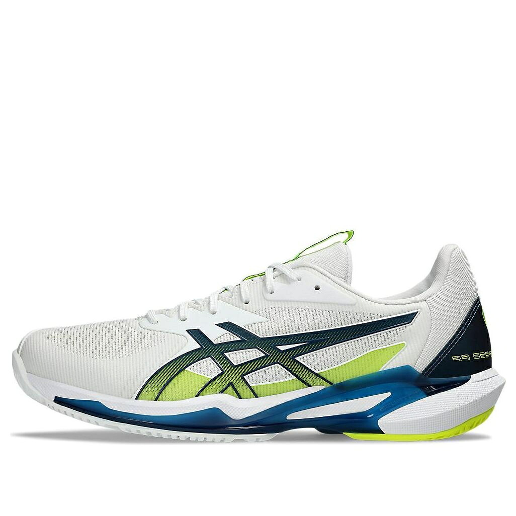 アシックス 迅速さ 白いこと 白いこと 青碧 青色 \u0027WHITE BLUE\u0027 スニーカー メンズ ASICS SOLUTION SPEED FF 3 MAKO 1041A438-102 / WHITE MAKO BLUE 靴-スニーカー