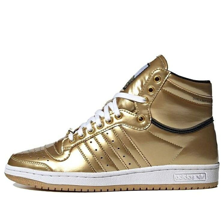 アディダス ゴールド スターウォーズ とっ始め十 \u0027C3PO\u0027 スニーカー メンズ ADIDAS X STAR WARS TOP TEN HI \u0027C-3PO\u0027 FY2458 / GOLD