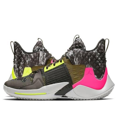 ナイキ ジョーダン ピンク 茶色 ブラウン 黒色 ブラック 黄色 イエロー ZER0.2 'IDC' スニーカー メンズ JORDAN AIR WHY NOT AO6219-003 / PINK BROWN BLACK YELLOW|スニケス
