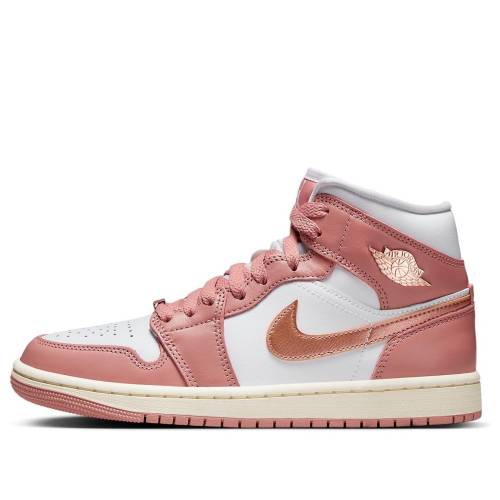 ナイキ ジョーダン ミッド サクラ色 \u0027RED STARDUST\u0027 スニーカー レディース JORDAN (WMNS) AIR 1 MID SE FB9892-670 / PINK
