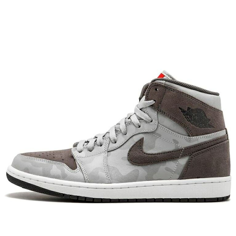 ナイキ ジョーダン ご機嫌 割り増し金 薄墨色 薄墨色 \u0027GREY CAMO\u0027 スニーカー メンズ JORDAN AIR 1 RETRO HIGH PREMIUM AA3993-027 / GREY