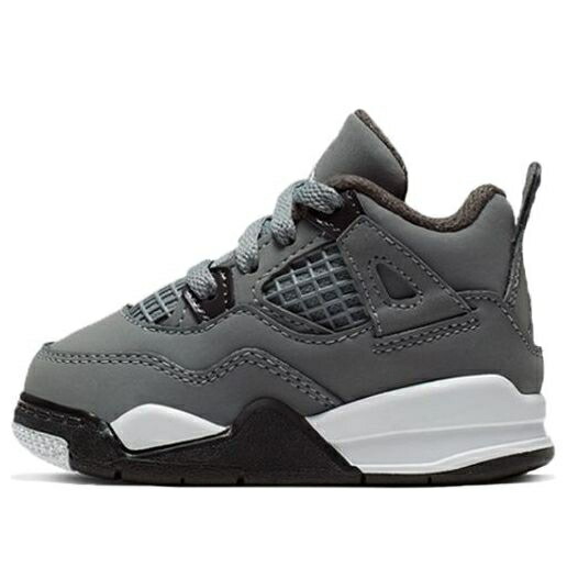 ナイキ ジョーダン 灰色 グレー 白色 ホワイト 'COOL GREY' ベビー JORDAN (TD) AIR 4 RETRO 2019 BQ7670-007 / GREY WHITE