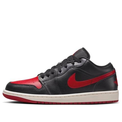 ナイキ ジョーダン 黒いこと 黒いこと 赤 赤いこと 白いこと 白いこと \u0027BRED SAIL\u0027 スニーカー レディース JORDAN (WMNS) AIR 1 LOW DC0774-061 / BLACK RED WHITE