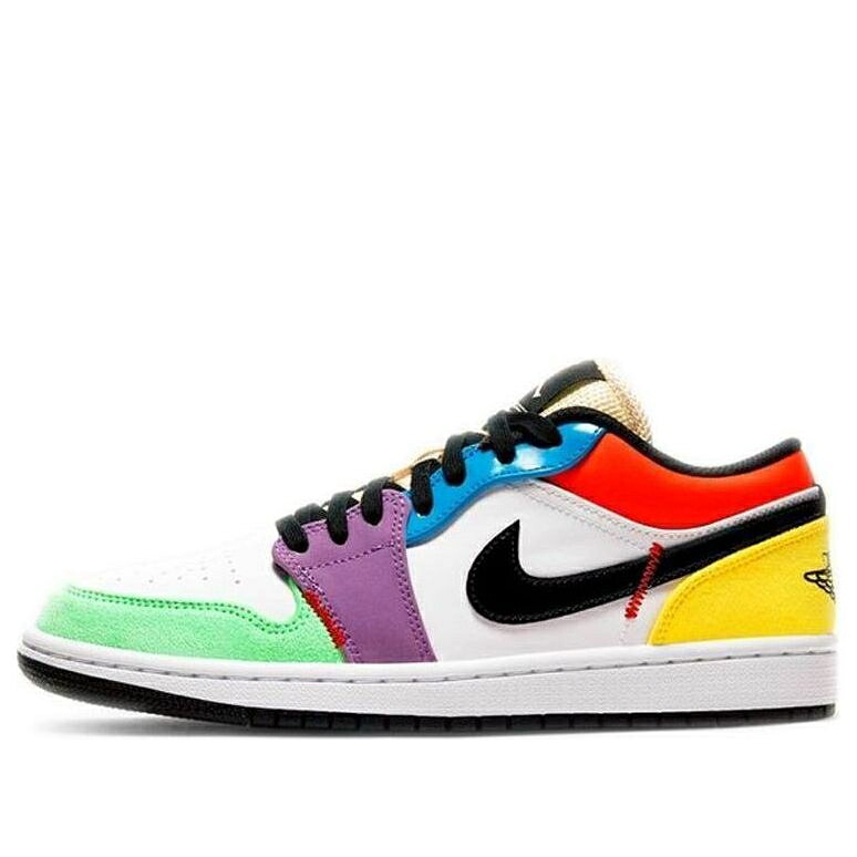 ナイキ ジョーダン 白いこと 白いこと \u0027LIGHTBULB\u0027 スニーカー レディース JORDAN (WMNS) AIR 1 LOW SE CZ3572-104 / WHITE MULTI COLOR