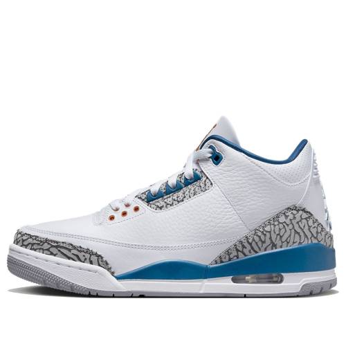 ナイキ ジョーダン 白いこと 白いこと 青み 青色 銅色 コッパー \u0027WIZARDS\u0027 スニーカー メンズ JORDAN AIR 3 RETRO CT8532-148 / WHITE TRUE BLUE METALLIC COPPER