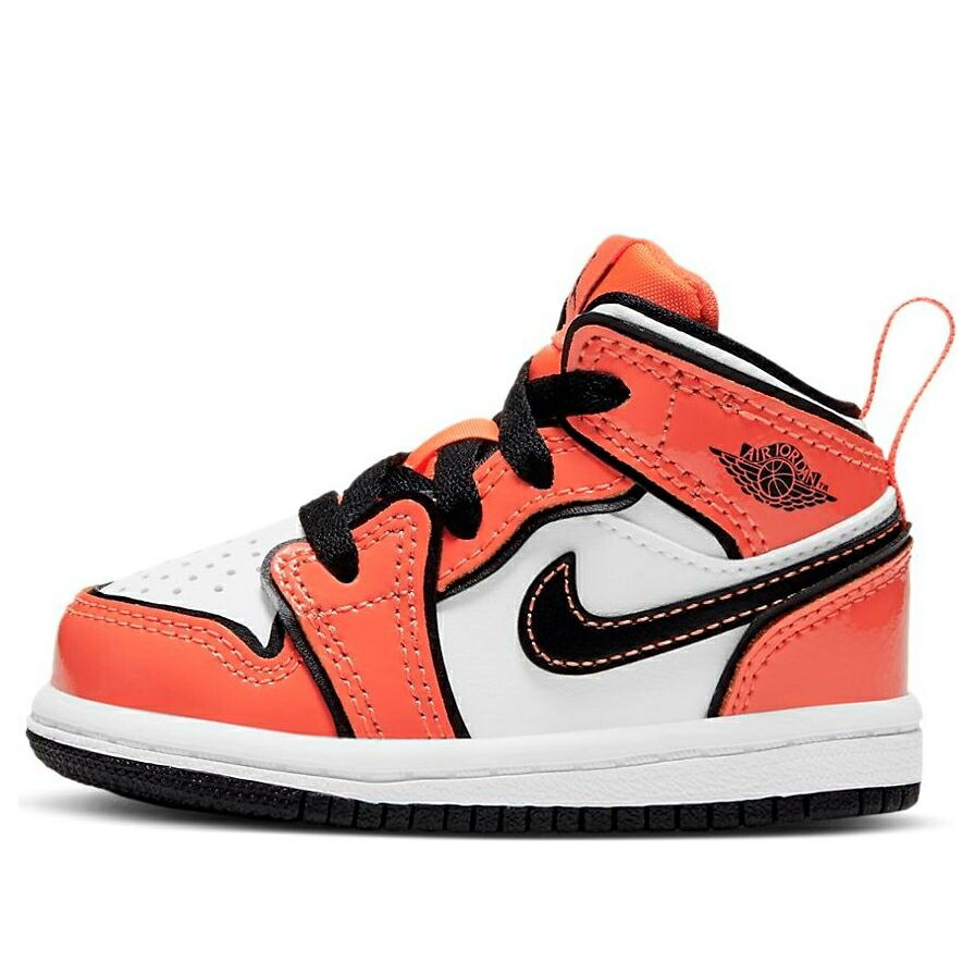 ナイキ ジョーダン ミッド 橙 オレンジ 'TURF ORANGE' ベビー JORDAN (TD) AIR 1 MID SE BQ6933-802 / ORANGE