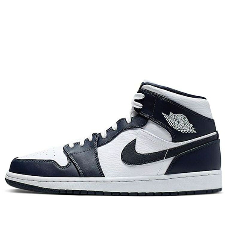 ナイキ ジョーダン ミッド 白いこと 白いこと ゴールド \u0027OBSIDIAN WHITE\u0027 スニーカー メンズ JORDAN AIR 1 MID 554724-174 / WHITE METALLIC GOLD OBSIDIAN