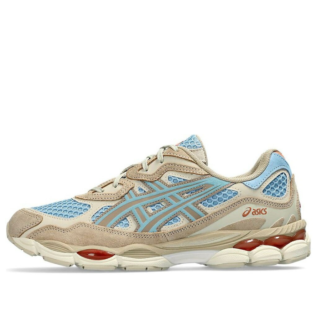 アシックス 青碧 青碧 縮緬 \u0027HARBOR CREPE\u0027 スニーカー メンズ ASICS GEL-NYC BLUE WOOD 1203A372-401 / HARBOR BLUE WOOD CREPE