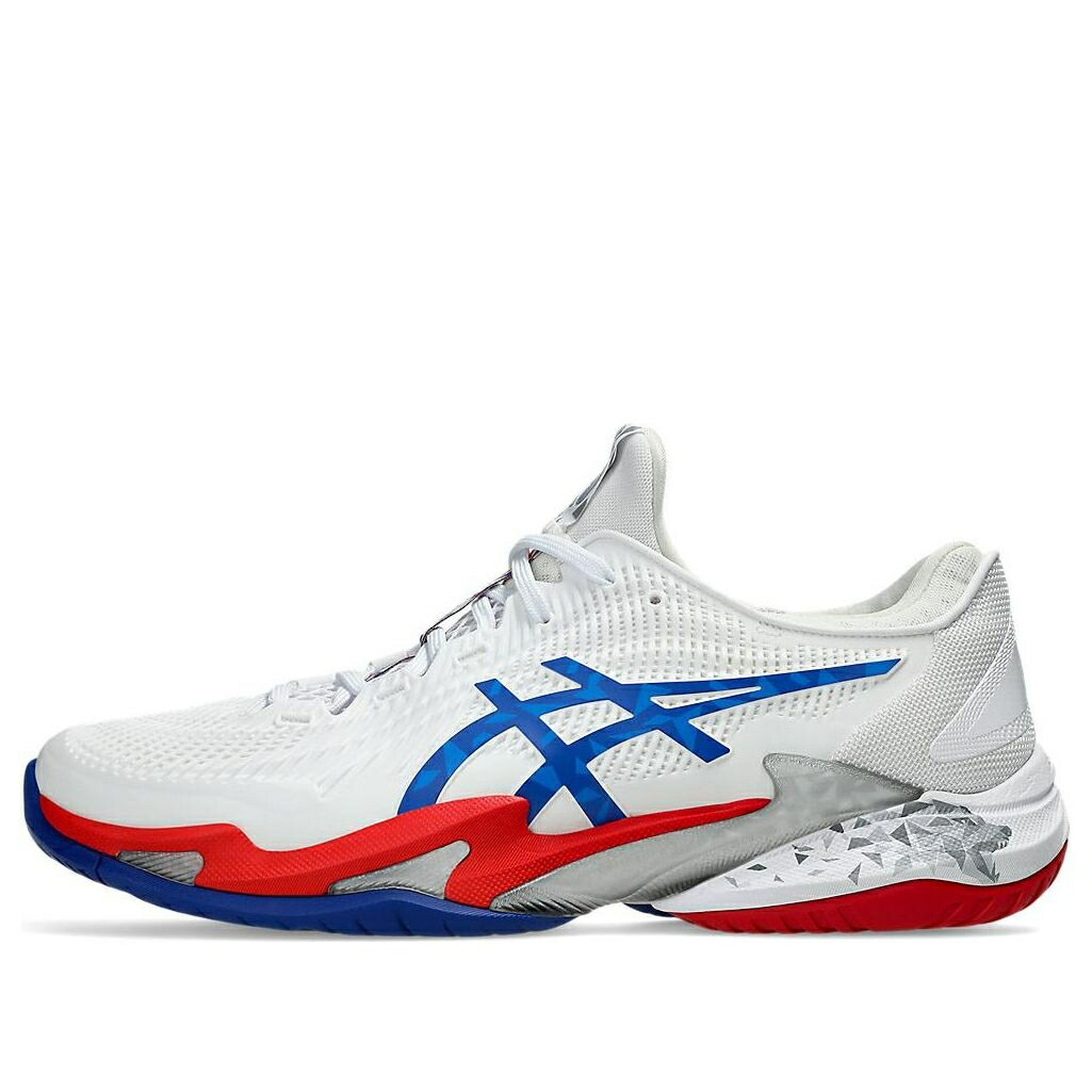 アシックス 厚地の外套 青碧 青碧 白いこと 白いこと \u0027WHITE RED\u0027 スニーカー メンズ ASICS COURT FF 3 NOVAK BLUE 1041A480-100 / WHITE BLUE