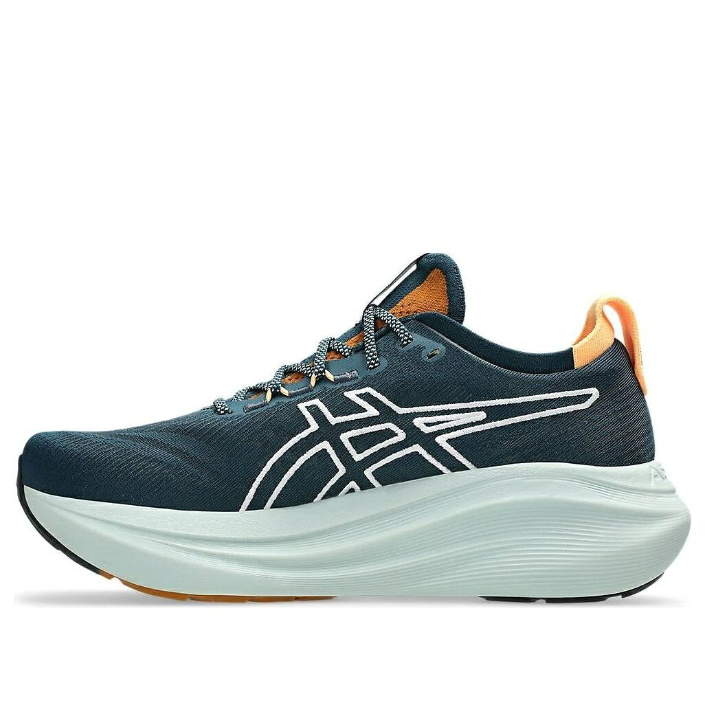 アシックス \u0027NATURE TEAL\u0027 スニーカー メンズ ASICS GEL-NIMBUS 27 TR BATHING TRANQUIL 1011C136-300 / NATURE BATHING TRANQUIL TEAL