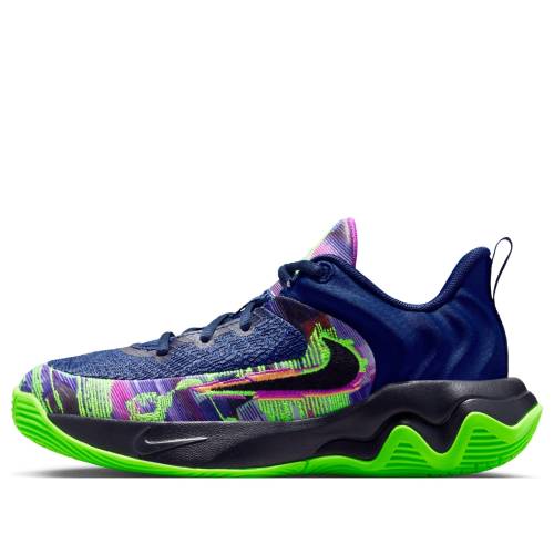 ナイキ 青色 ブルー 緑 グリーン ストライク 'KING COURT' ジュニア キッズ NIKE (GS) GIANNIS IMMORTALITY 4 OF THE II0661-400 / BLUE VOID GREEN STRIKE VIVID ベビー マタニティ スニーカー｜スニケス