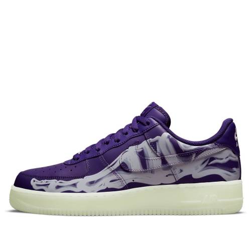 ナイキ コート 紫 パープル 白色 ホワイト エアフォース PURPLE SKELETON スニーカー メンズ NIKE AIR FORCE 1 LOW CU8067-500 / COURT PURPLE WHITE