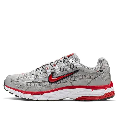 ナイキ 銀色 シルバー 灰色 グレー 赤 レッド 'FIT RED' スニーカー メンズ NIKE P-6000 SILVER UNVIERSITY CD6404-001 / GREY RED