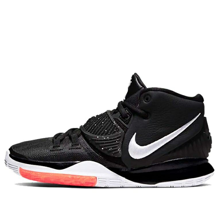 ナイキ カイリー 黒いこと 黒いこと 白いこと 白いこと \u0027JET BLACK\u0027 御坊っちゃん キッズ NIKE (GS) KYRIE 6 BQ5599-001 / BLACK AND WHITE もの言う花 マタニティ スニーカー キッズファッション-靴