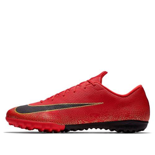ナイキ 翰林院 黒いこと 黒いこと 赤 赤いこと \u0027RED\u0027 スニーカー メンズ NIKE VAPOR 12 ACADEMY CR7 C TF AJ3732-601 / BLACK RED