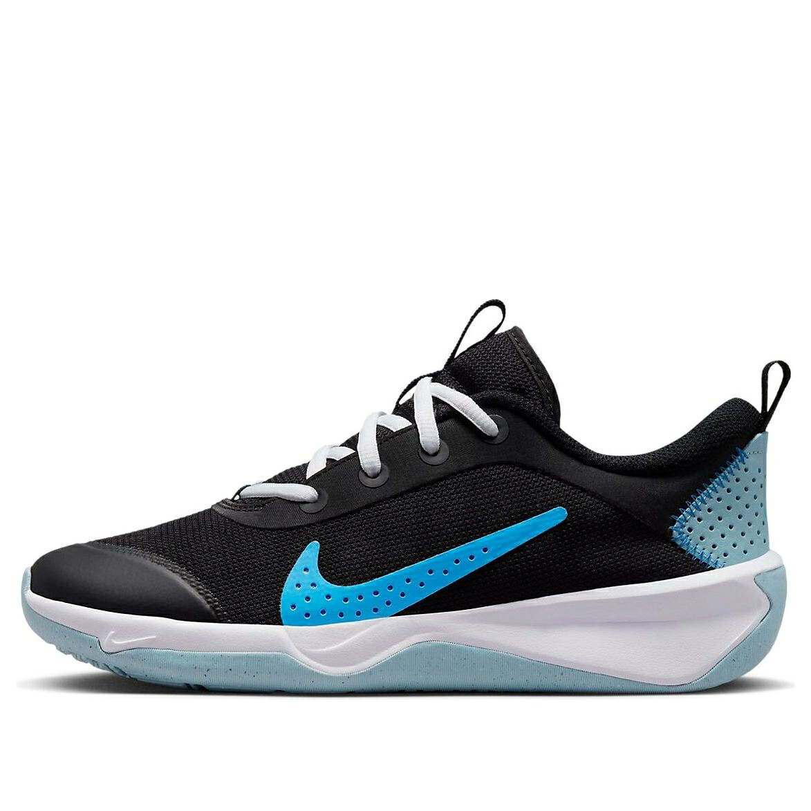 ナイキ 青味 青み 黒いこと 黒いこと \u0027BLACK LIGHTNING\u0027 御坊っちゃん キッズ NIKE (GS) OMNI MULTICOURT BLUE DM9027-005 / BLACK OCEAN BLISS RACER BLUE もの言う花 マタニティ スニーカー