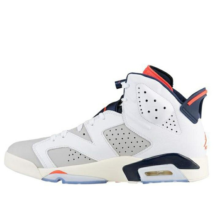ナイキ ジョーダン 白色 ホワイト 灰色 グレー TINKER ジュニア キッズ JORDAN (GS) AIR 6 RETRO 384665-104 / WHITE INFRARED 23 NEUTRAL GREY ベビー マタニティ スニーカー