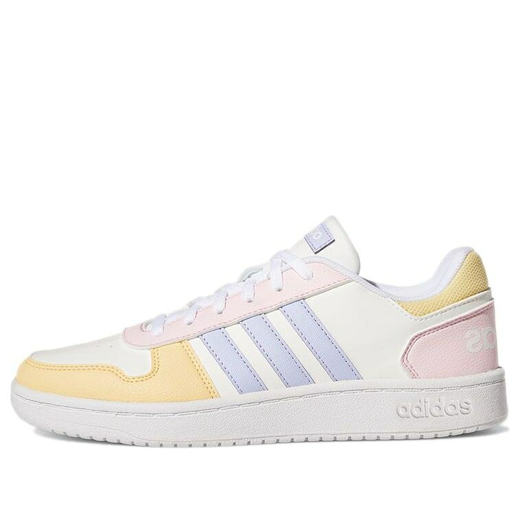 アディダス 黄色 イエロー 白色 ホワイト ピンク 紫 パープル 2.0 'WHITE PINK' スニーカー レディース ADIDAS (WMNS) HOOPS YELLOW GY5903 / WHITE YELLOW PINK PURPLE