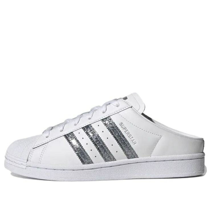 アディダス スーパースター 銀色 シルバー 白色 ホワイト 'WHITE METALLIC' スニーカー レディース ADIDAS (WMNS) SUPERSTAR MULE SILVER FZ2260 / WHITE
