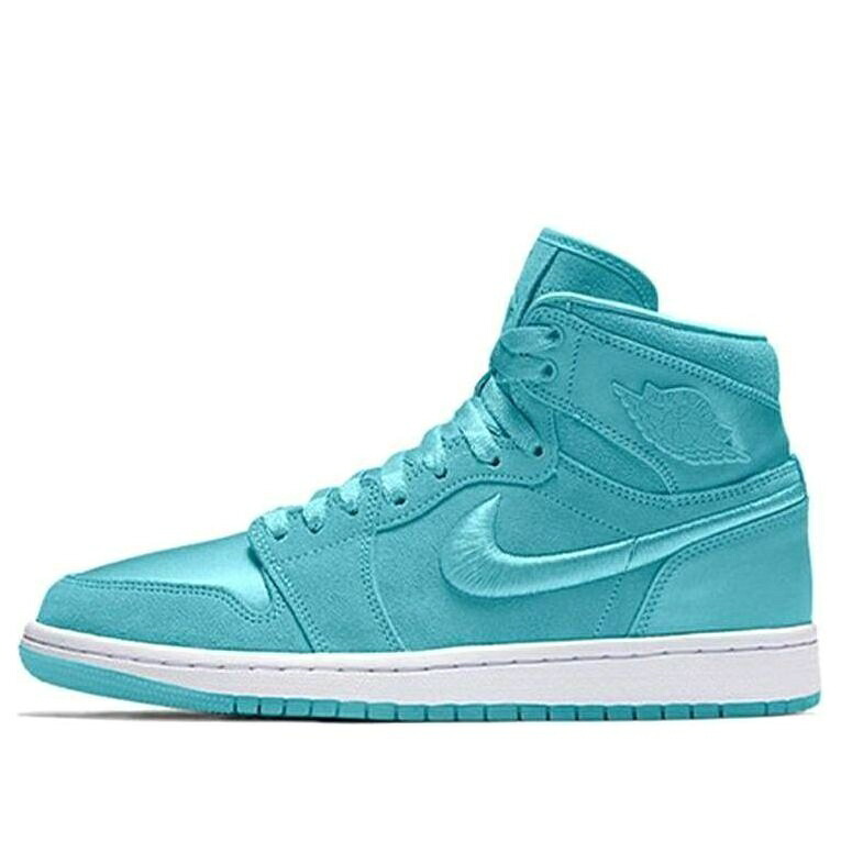ナイキ ジョーダン ご機嫌 アクア 白いこと 白いこと ゴールド \u0027SEASON HER: AQUA\u0027 スニーカー レディース JORDAN (WMNS) AIR 1 RETRO HIGH OF AO1847-440 / LIGHT AQUA WHITE METALLIC GOLD