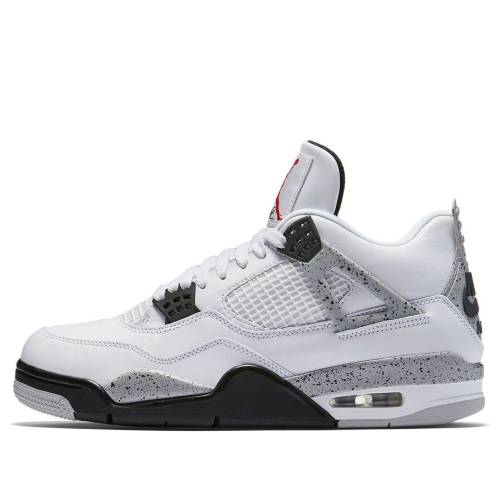 ナイキ ジョーダン 白色 ホワイト ファイア 赤 レッド 黒色 ブラック テック 灰色 グレー WHITE CEMENT スニーカー メンズ JORDAN AIR 4 RETRO OG 2016 840606-192 / WHITE FIRE RED BLACK TECH GREY