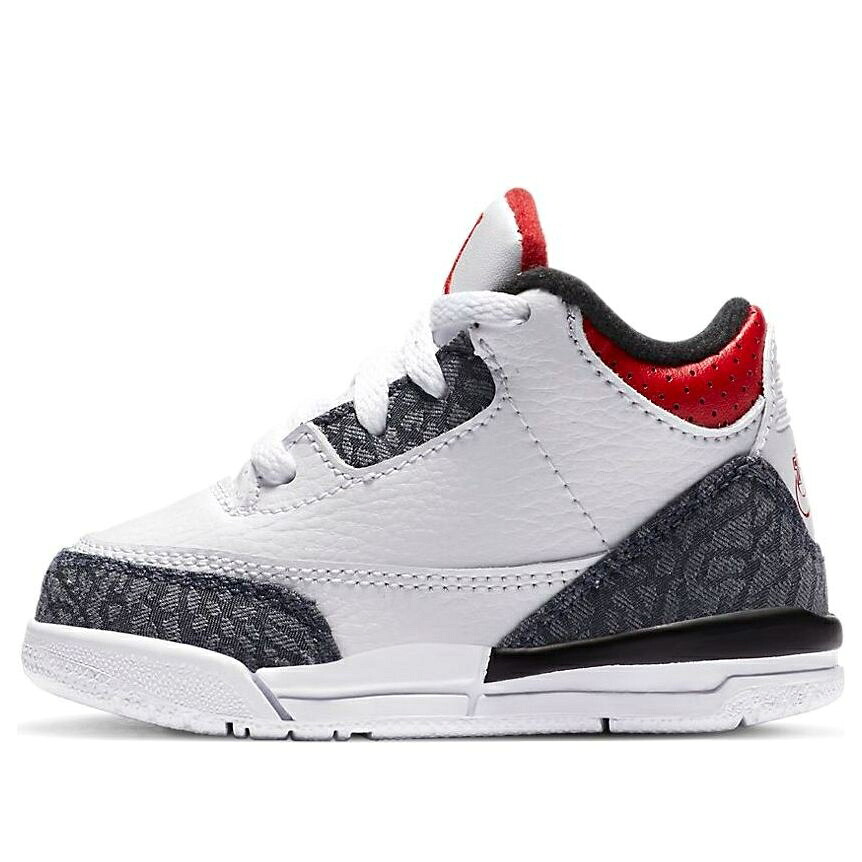 ナイキ ジョーダン 火の手 RED\u0027 もの言う花 JORDAN (TD) AIR 3 SE-T FIRE DB4170-100 / WHITEREDBLACK