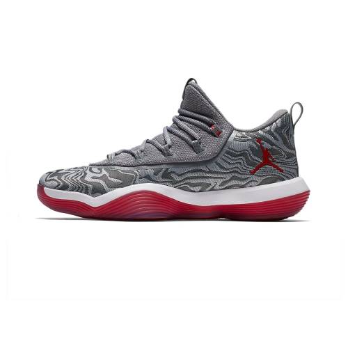 ナイキ ジョーダン 薄墨色 薄墨色 赤 赤いこと \u0027GREY RED\u0027 スニーカー メンズ JORDAN AIR SUPERFLY 2017 LOW AJ2664-004 / GREY RED