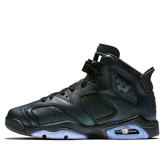 ナイキ ジョーダン 黒色 ブラック 白色 ホワイト 'ALLSTAR CHAMELEON' ジュニア キッズ JORDAN (GS) AIR 6 RETRO 'ALL-STAR - 907960-015 / BLACK BLACK WHITE ベビー マタニティ スニーカー｜スニケス