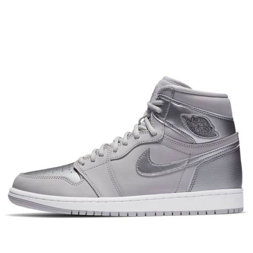 ナイキ ジョーダン ハイ 灰色 グレー 白色 ホワイト CO.JP TOKYO スニーカー メンズ JORDAN AIR 1 RETRO HIGH OG DC1788-029 / NEUTRAL GREY WHITE METALLIC