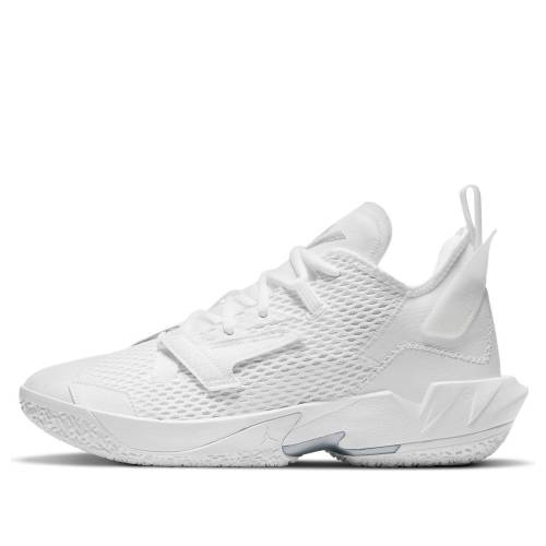 ナイキ ジョーダン 白いこと 白いこと ZER0.4 \u0027TRIPLE WHITE\u0027 スニーカー メンズ JORDAN AIR WHY NOT CQ4230-101 / WHITE