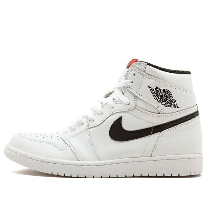 ナイキ ジョーダン ハイ 白色 ホワイト 黒色 ブラック 'YIN YANG' ジュニア キッズ JORDAN (GS) AIR 1 RETRO HIGH OG 575441-102 / WHITE BLACK ベビー マタニティ スニーカー｜スニケス 68,200円