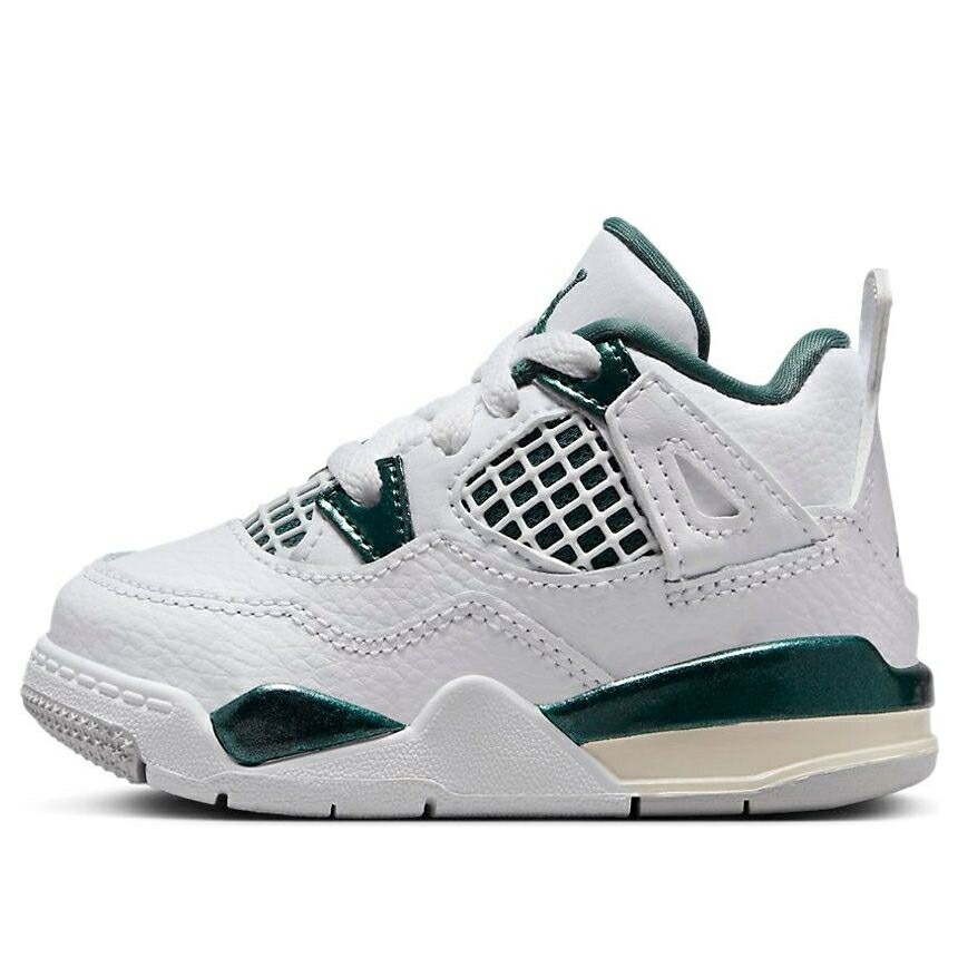 ナイキ ジョーダン 白色 ホワイト 緑 グリーン 'OXIDIZED GREEN' ベビー JORDAN (TD) AIR 4 RETRO BQ7670-103 / WHITE OXIDIZED GREEN WHITE