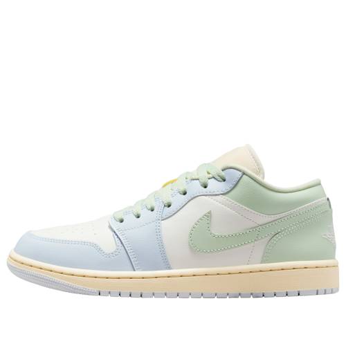 ナイキ ジョーダン 翡翆 ジェード 佇まい \u0027SAIL AURA\u0027 スニーカー レディース JORDAN (WMNS) AIR 1 LOW JADE DC0774-108 / SAIL AURA MUSLIN JADE AURA