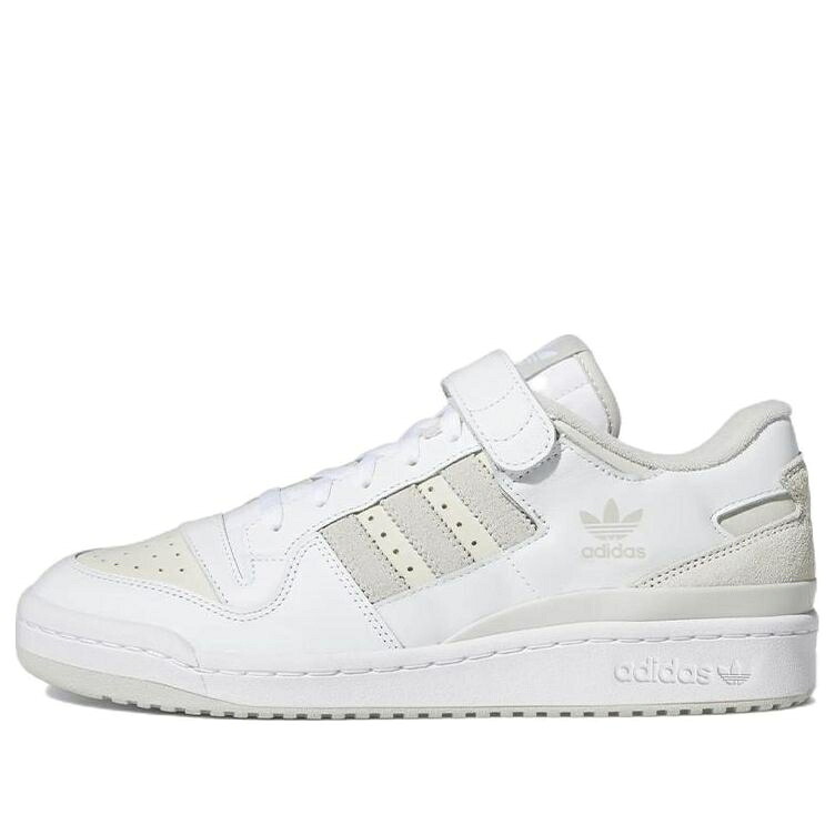 アディダス オリジナルス フォーラム クラシック スニーカー 運動靴 白色 ホワイト 灰色 グレー 'CLOUD WHITE' スニーカー メンズ ADIDAS ORIGINALS FORUM LOW CLASSIC SHOES WHITE CHALK HQ6804 / CLOUD WHITE GREY ON
