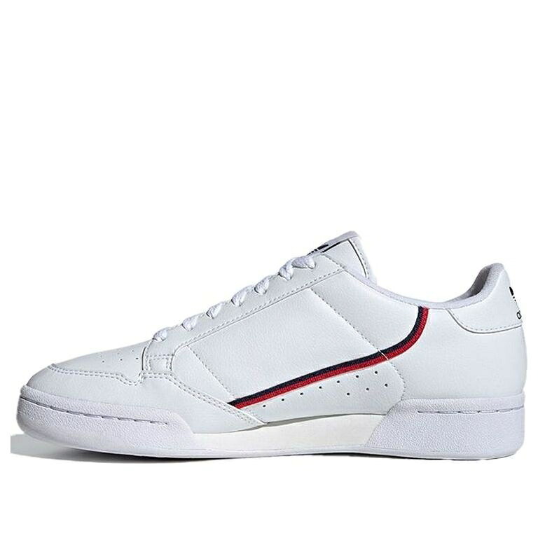 アディダス 白いこと 白いこと 黒いこと 黒いこと 赤 赤いこと \u0027VEGAN\u0027 スニーカー メンズ ADIDAS CONTINENTAL 80 FW2336 / WHITE BLACK RED