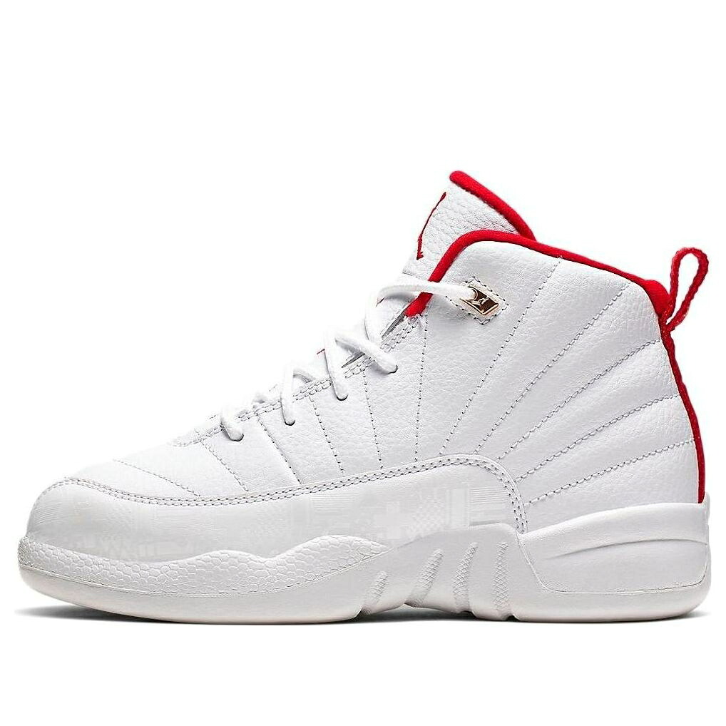 ナイキ ジョーダン 白色 ホワイト 赤 レッド 'FIBA' ジュニア キッズ JORDAN (PS) AIR 12 RETRO 151186-107 / WHITE UNIVERSITY RED METALLIC ベビー マタニティ スニーカー