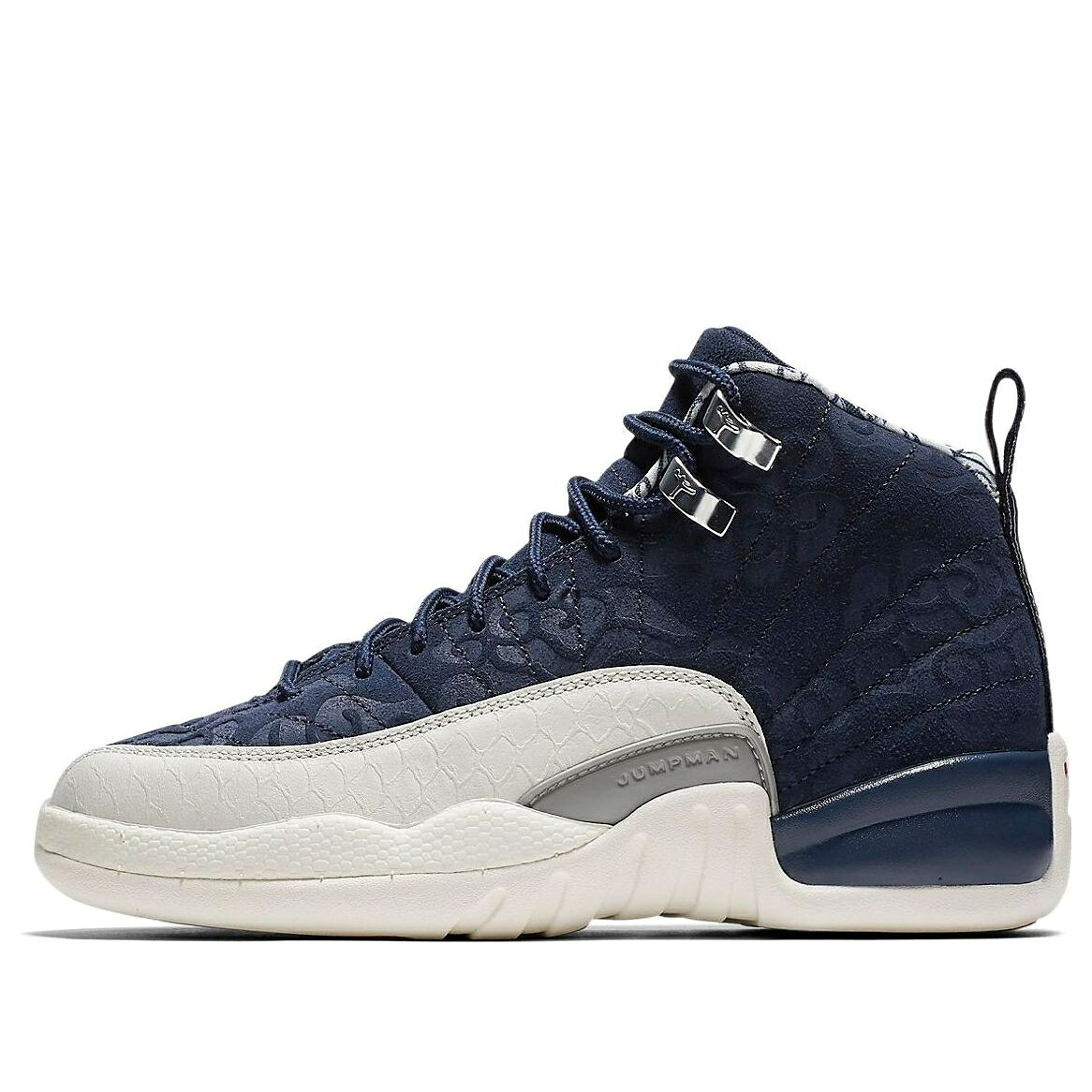 ナイキ ジョーダン カレッジ 紺色 ネイビー 赤 レッド 'INTERNATIONAL FLIGHT' ジュニア キッズ JORDAN (GS) AIR 12 RETRO BV8017-445 / COLLEGE NAVY SAIL UNIVERSITY RED ベビー マタニティ スニーカー