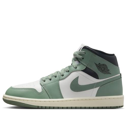 ナイキ ジョーダン ミッド 翡翠 ジェード JADE SMOKE スニーカー レディース JORDAN (WMNS) AIR 1 MID BQ6472-130 / ANTHRACITE JADE SMOKE SAIL