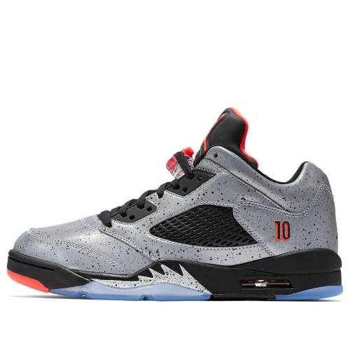 ナイキ ジョーダン 銀色 シルバー NEYMAR スニーカー メンズ JORDAN AIR 5 RETRO LOW 846315-025 / REFLECT SILVER INFRRD 23 BLCK