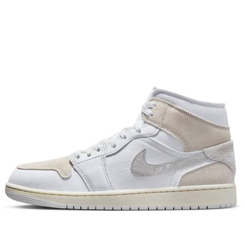 ナイキ ジョーダン ミッド 白色 ホワイト テック 灰色 グレー 'INSIDE GREY' スニーカー メンズ JORDAN AIR 1 MID SE CRAFT OUT WHITE DM9652-120 / WHITE TECH GREY SAIL LIGHT 43,030円