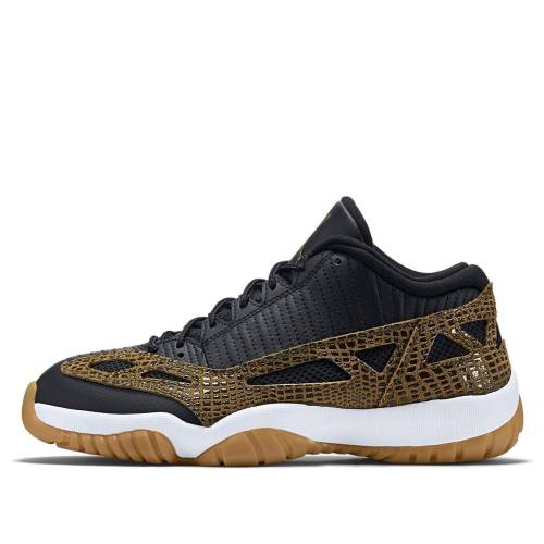 ナイキ ジョーダン \u0027CROC\u0027 スニーカー メンズ JORDAN AIR 11 IE LOW 306008-013 / BLK MLT GRN GM YLLW INFRRD 23