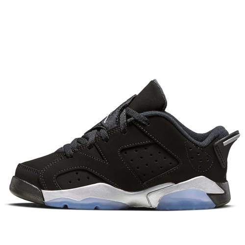 ナイキ ジョーダン 黒色 ブラック 'BLACK' ジュニア キッズ JORDAN (PS) AIR 6 RETRO LOW 768882-003 / BLACK ベビー マタニティ スニーカー