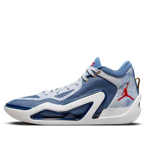 ナイキ ジョーダン 青色 ブルー 赤 レッド DENIM スニーカー メンズ JORDAN AIR TATUM 1 DZ3320-400 / STONE BLUE UNIVERSITY RED MYSTIC