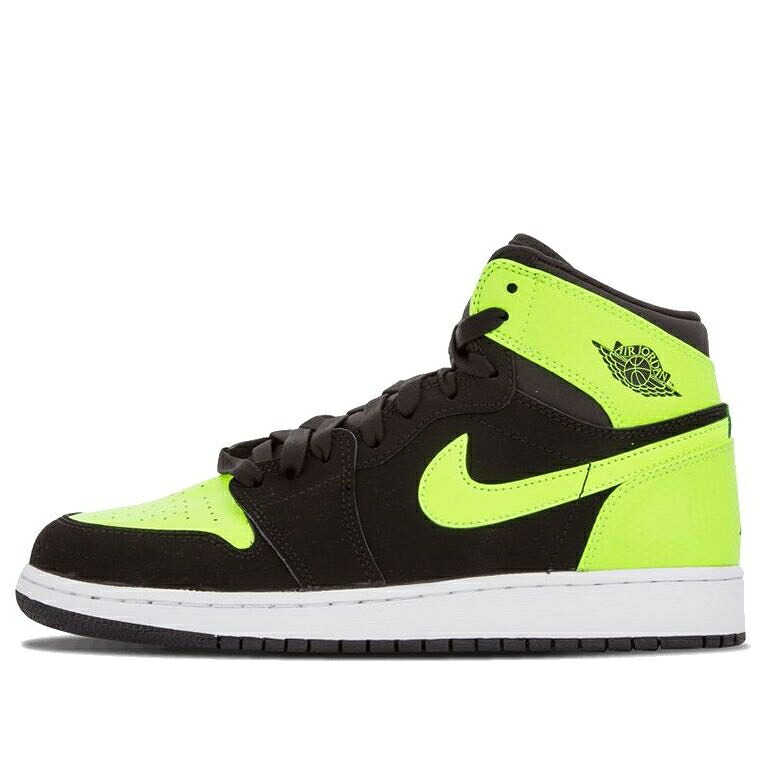 ナイキ ジョーダン ご機嫌 緑 緑であること \u0027GHOST GREEN\u0027 お坊っちゃん キッズ JORDAN (GS) AIR 1 RETRO HIGH 332148-003 / GREEN もの言う花 マタニティ スニーカー