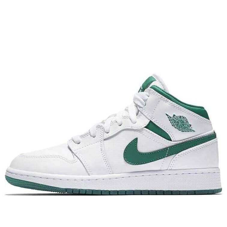 ナイキ ジョーダン ミッド 白いこと 白いこと 緑 緑であること \u0027WHITE GREEN\u0027 お坊っちゃん キッズ JORDAN (GS) AIR 1 MID SE GC MYSTIC CD6760-103 / WHITE MYSTIC GREEN もの言う花 マタニティ スニーカー