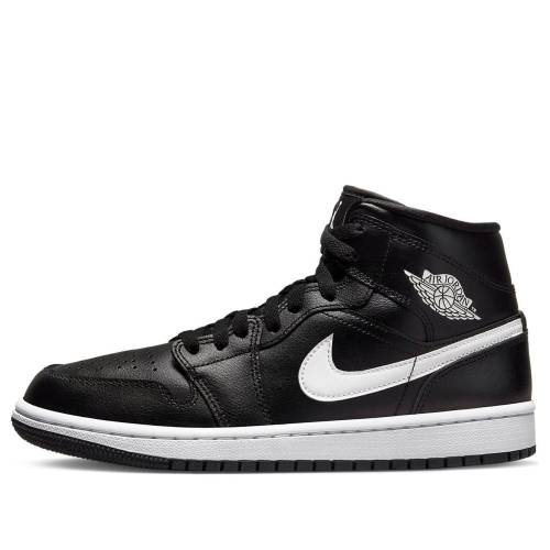 ナイキ ジョーダン ミッド 黒いこと 黒いこと 白いこと 白いこと \u0027BLACK WHITE\u0027 スニーカー レディース JORDAN (WMNS) AIR 1 MID DV0991-001 / BLACK WHITE